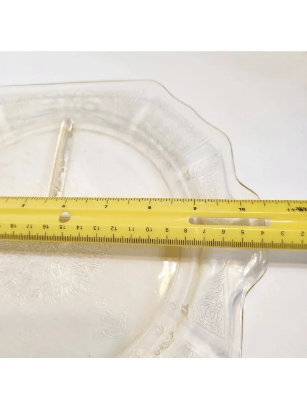 Anchor Hocking PRINCESS Yellow Depression Glass 10.25